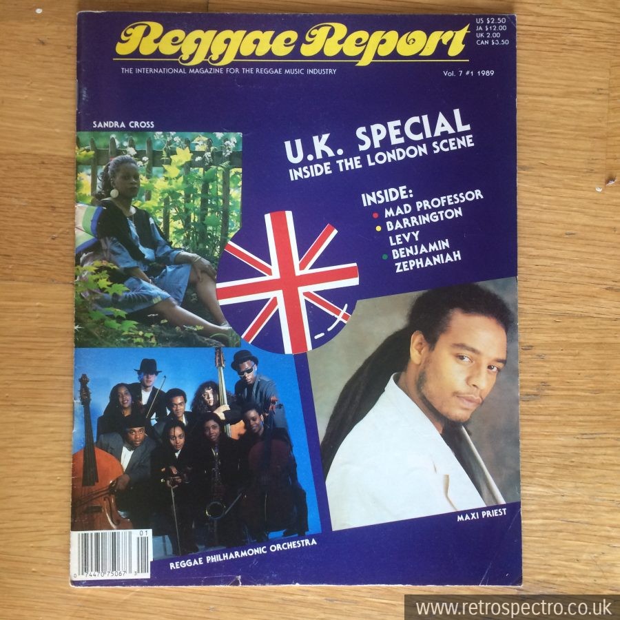 Reggae Report Magazine 1989
