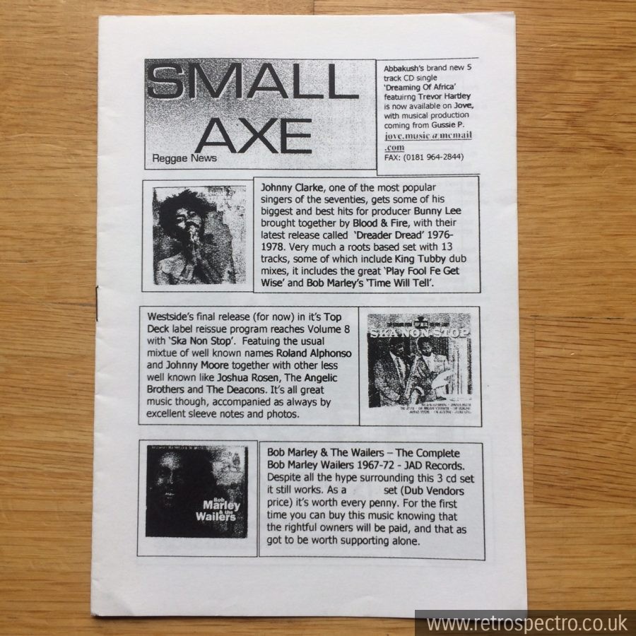 Small Axe Reggae News