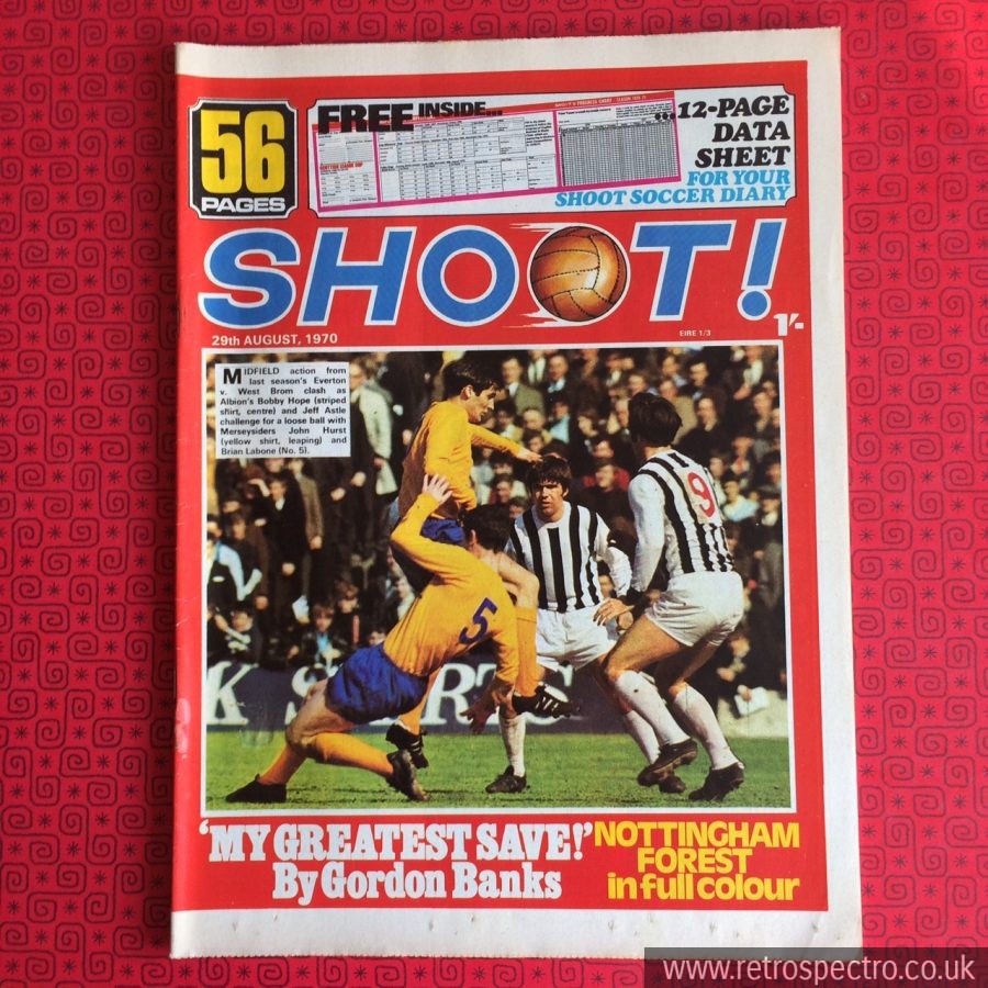 Shoot Football Magazine 1970