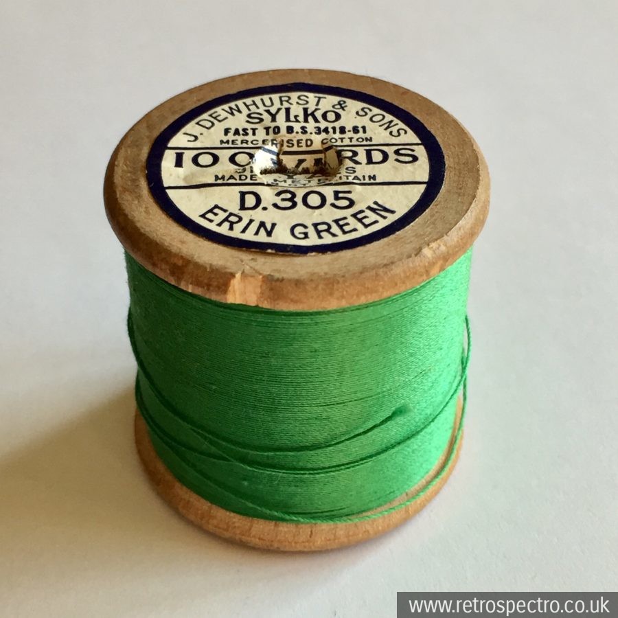 Sylko Cotton Reel Erin Green RetroSpectro