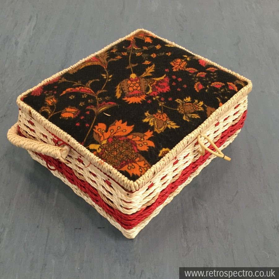 Sewing Basket With Contents RetroSpectro