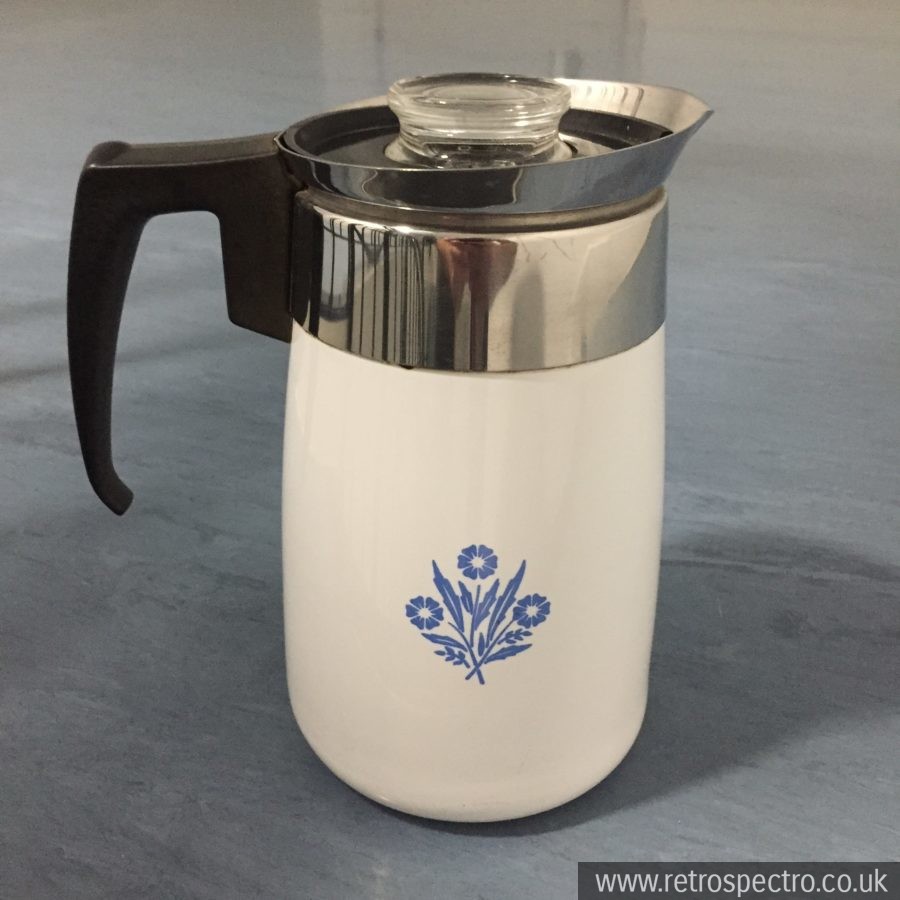 Enamel Coffee Percolator RetroSpectro