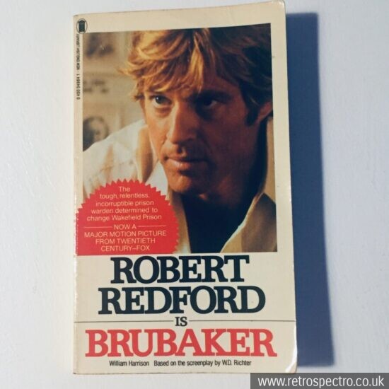 Robert Redford Is Brubacker - William Harrison 1st edition '80 New English Library