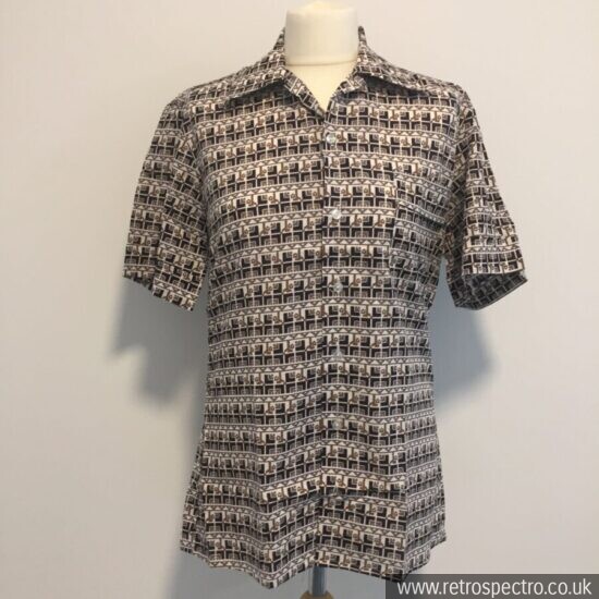 Square Seal Shirt 70s 80s