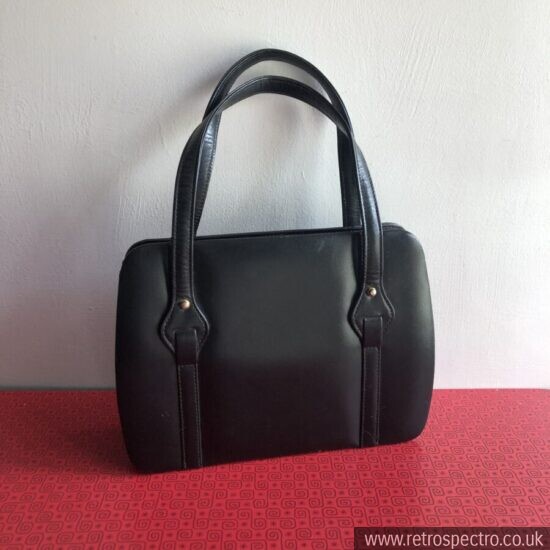 Vintage Leather Fassbender Handbag With Coin Purse