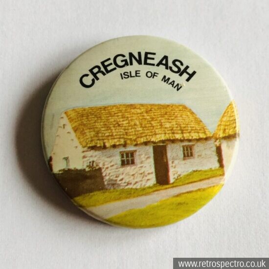 Vintage Cregneash Isle Of Man Badge