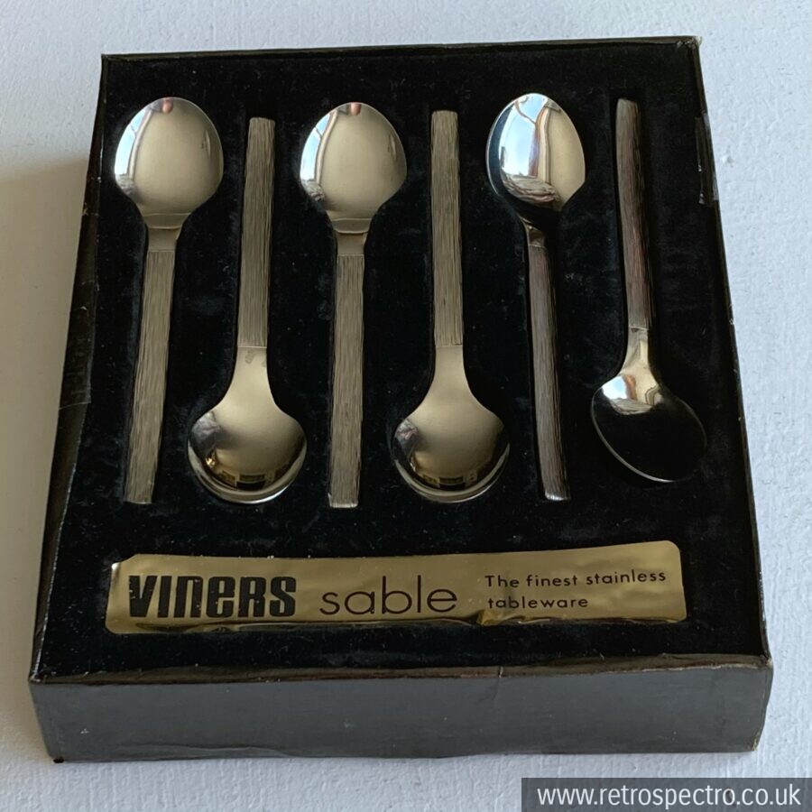 Viners Sable Coffee Spoons RetroSpectro
