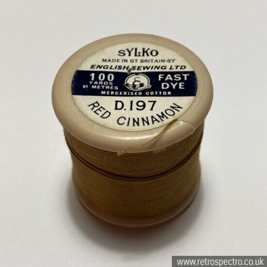 Sylko Cotton Reel - Red Cinnamon D.197
