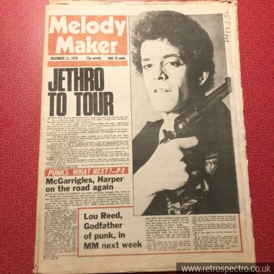 Melody Maker 11 December 1976