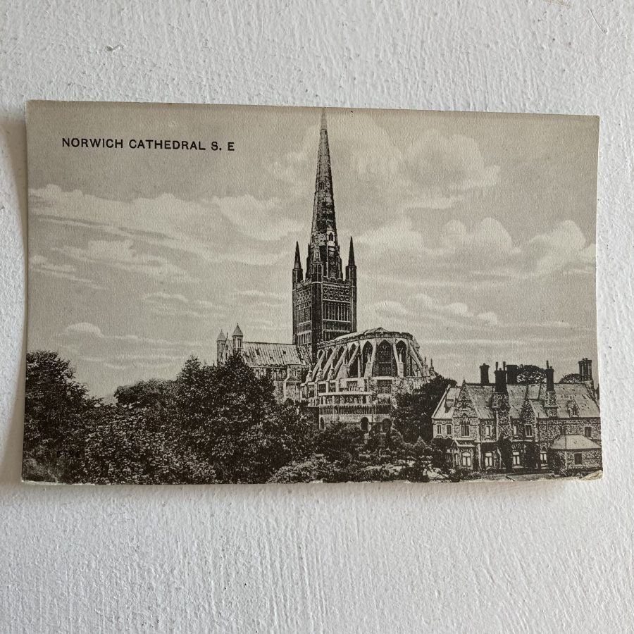 Postcard Norwich Cathedral RetroSpectro