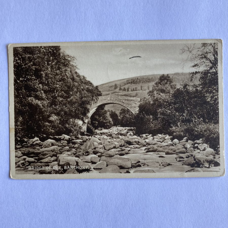 Postcard Bridge Of Dye, Banchory RetroSpectro