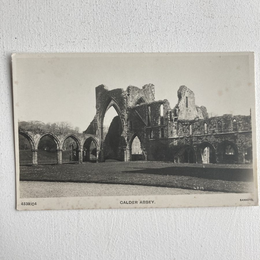 Postcard Calder Abbey, Cumbria RetroSpectro